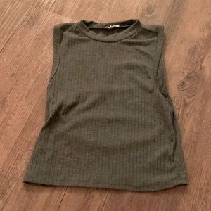 Ardine basic collection gray tank no sleeves🩶